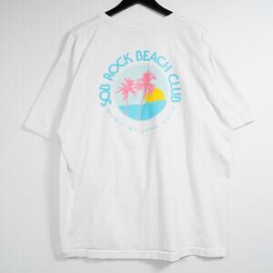 John Mayer SOB Rock Beach Club T Shirt White Made USA Mens 2XL